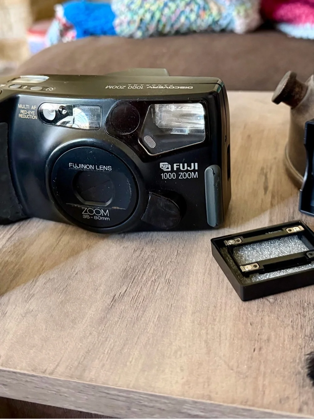 Fujifilm 1000 Zoom Compact Film Camera in Black
